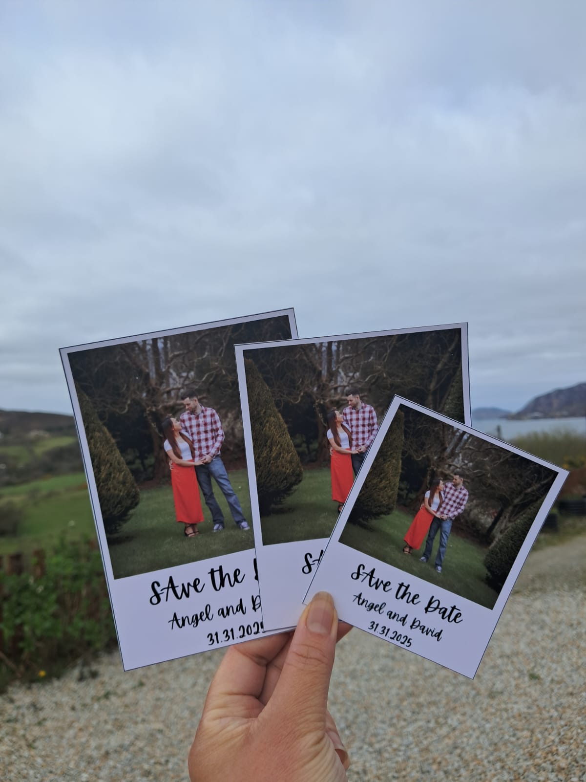 Custom Photo Magnets - Wedding - "Save-The-Date"