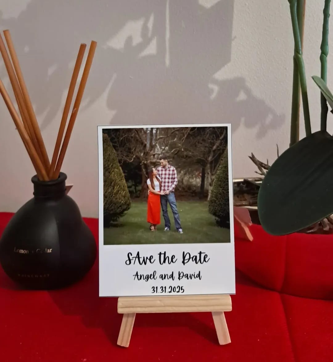 Custom Photo Magnets - Wedding - "Save-The-Date"