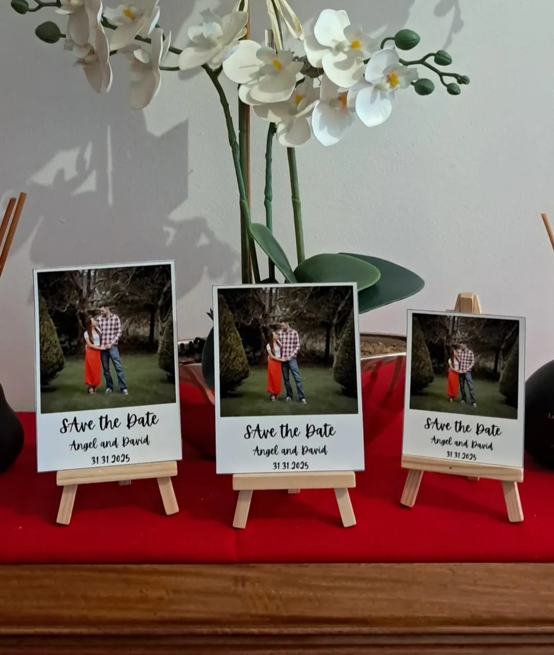 Custom Photo Magnets - Wedding - "Save-The-Date"